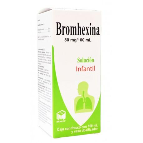BROMHEXINA (Biomep) SOL. Infantil Fco. 100 ML.  80 MG/100 ML.