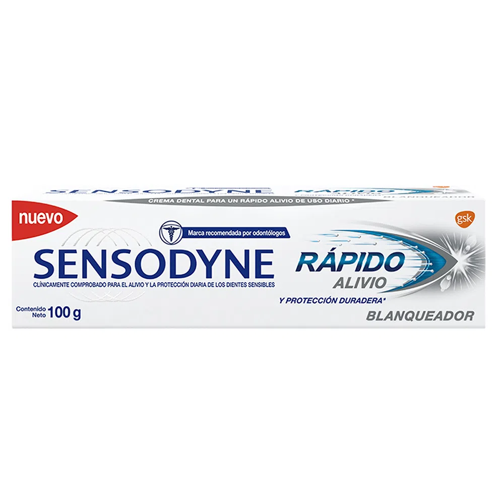SENSODYNE "Rápido Alivio" CREMA DENTAL TUBO c/100 G.