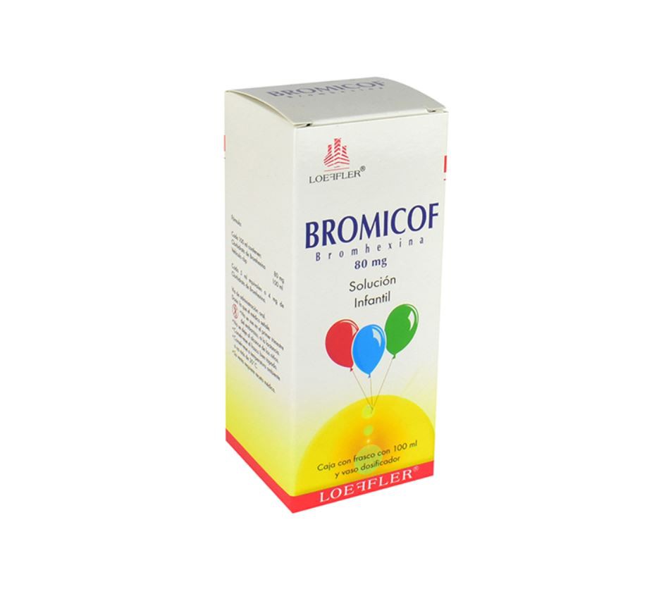 BROMICOF SOLUCIÓN Infantil Fco. 100 ML.  80 MG/100 ML.