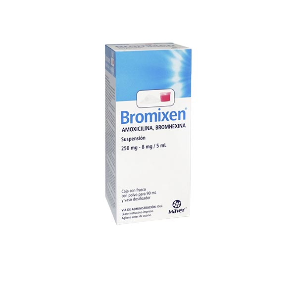 BROMIXEN SUSP. Fco. 90 ML. 250-8 MG/5 ML.