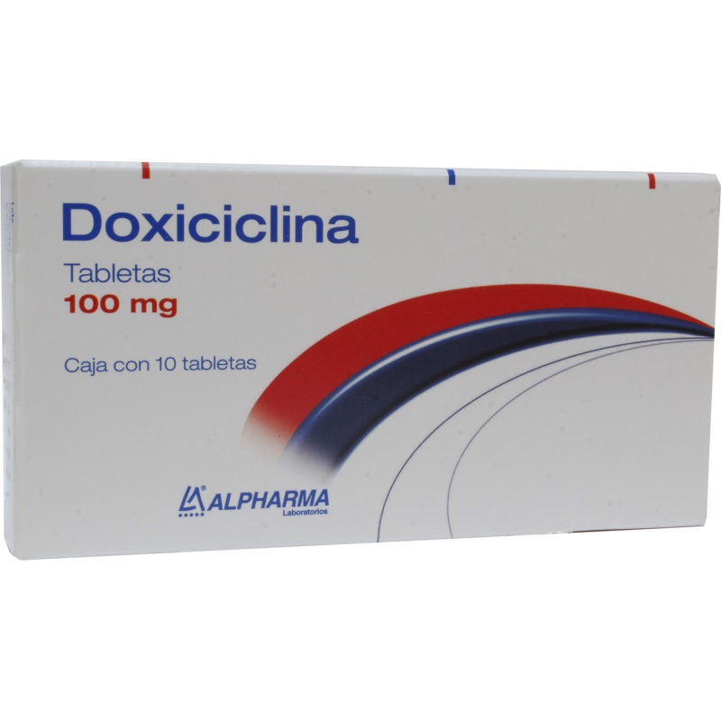 DOXICICLINA (ALPHARMA) C/10 TABS. 100 MG.