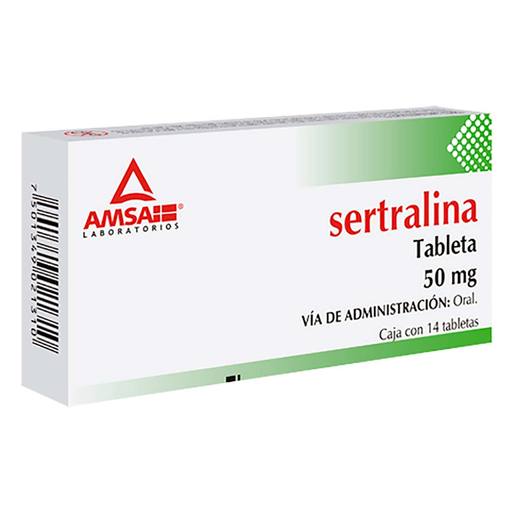 🚚AMSA Sertralina 50mg 14 Tabs