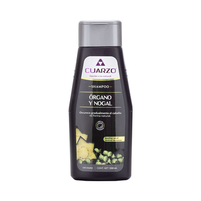SHAMPOO ÓRGANO Y NOGAL (Cuarzo) 550 ML.