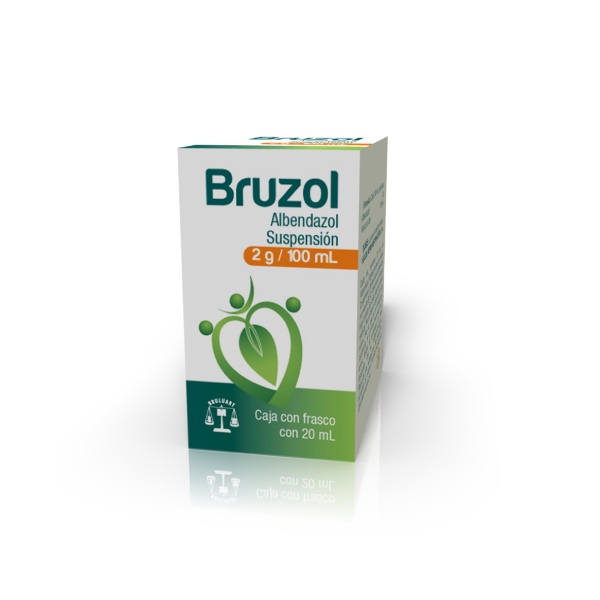 BRUZOL SUSP. Fco. 20 ML. 2 G/100 ML. albendazol