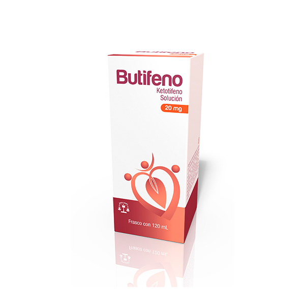 BUTIFENO SOLUCIÓN Fco. 120 ML. 20 MG/100 ML.