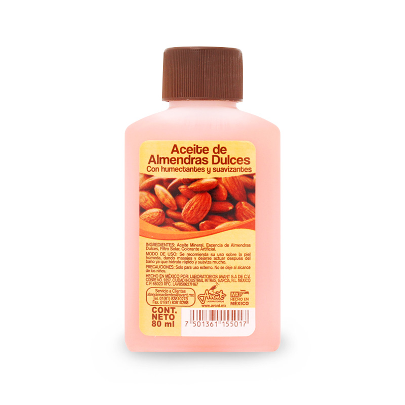 ACEITE de ALMENDRAS DULCES (Avant) Fco. 80 ML.