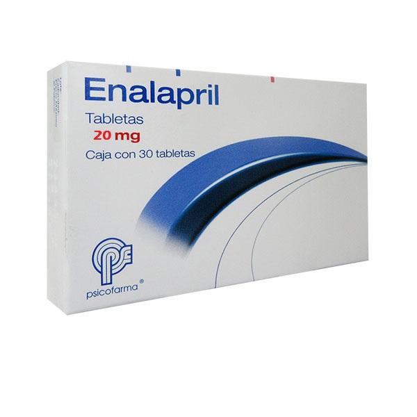 ENALAPRIL (PSICOFARMA) C/30 TABS. 20 MG.