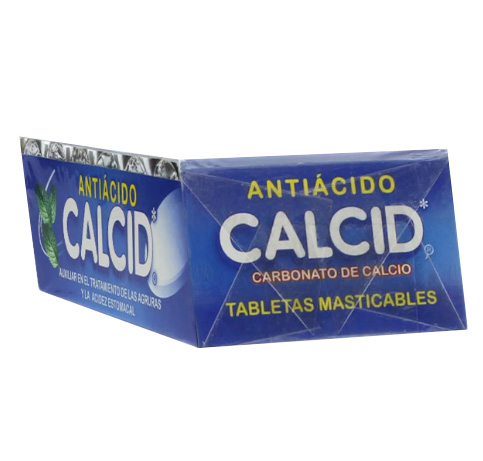 CALCID SAB. MENTA EXHIB. C/12 ROLLOS C/12 TABS. MA