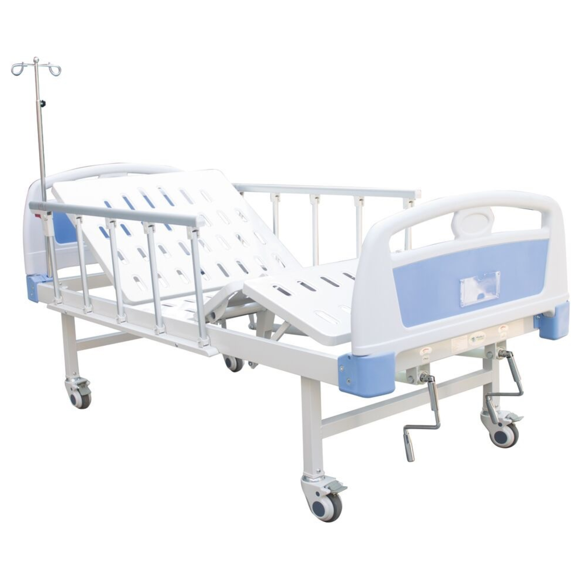 CAMA HOSPITALARIA MANUAL DE LUJO C/RUEDAS. 