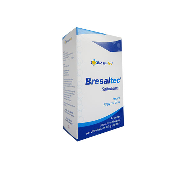 BRESALTEC AEROSOL p/INHALACIÓN Fco. c/200 Dosis 100 MCG.