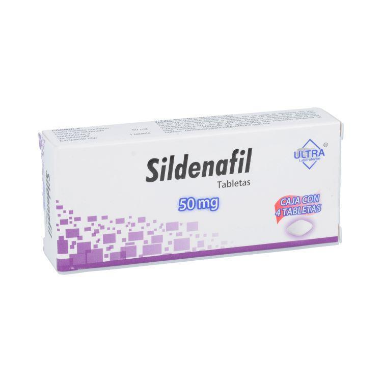 SILDENAFIL (Ultra) c/4 TABS.  50 MG.