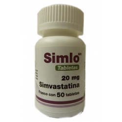 SIMLO C/50 TABS. 20 MG.