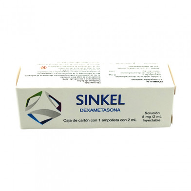 SINKEL Sol. Iny. c/1 AMPTA. 8 MG/2 ML.