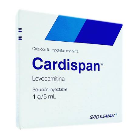 CARDISPAN Sol. Iny. c/5 AMPTAS. 1 G/5 ML.