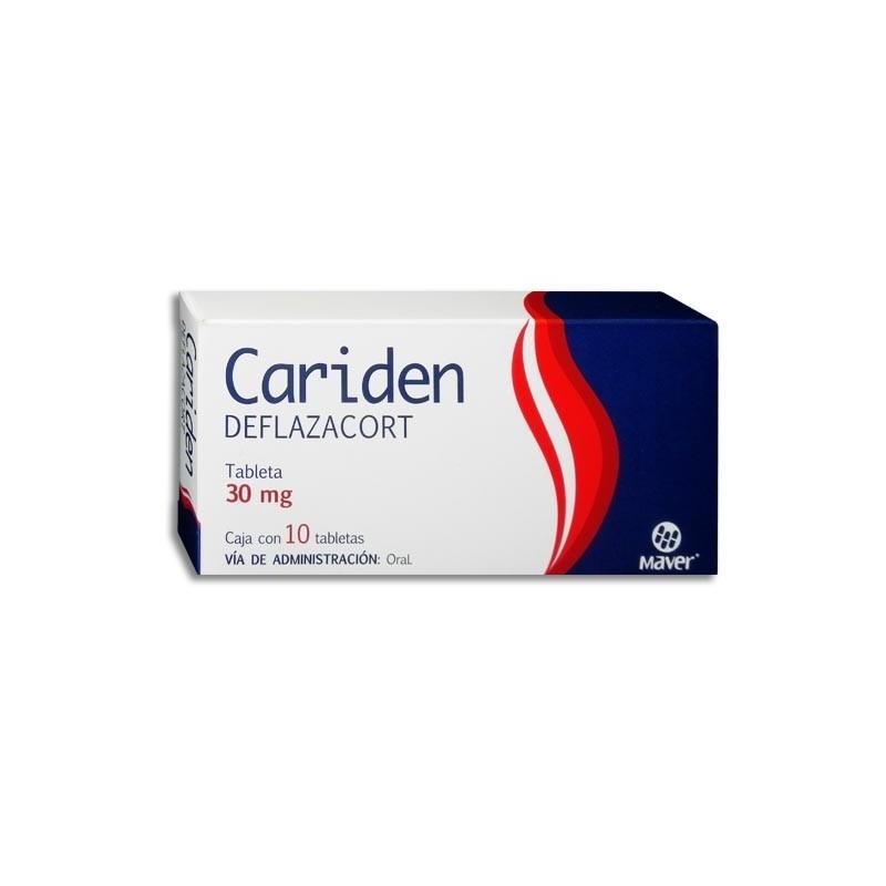 CARIDEN c/10 TABS. 30 MG. deflazacort