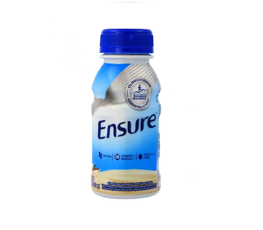 ENSURE Sabor Vainilla SUSP. ORAL 237 ML. 1 Kcal/1 ML. dieta polimerica