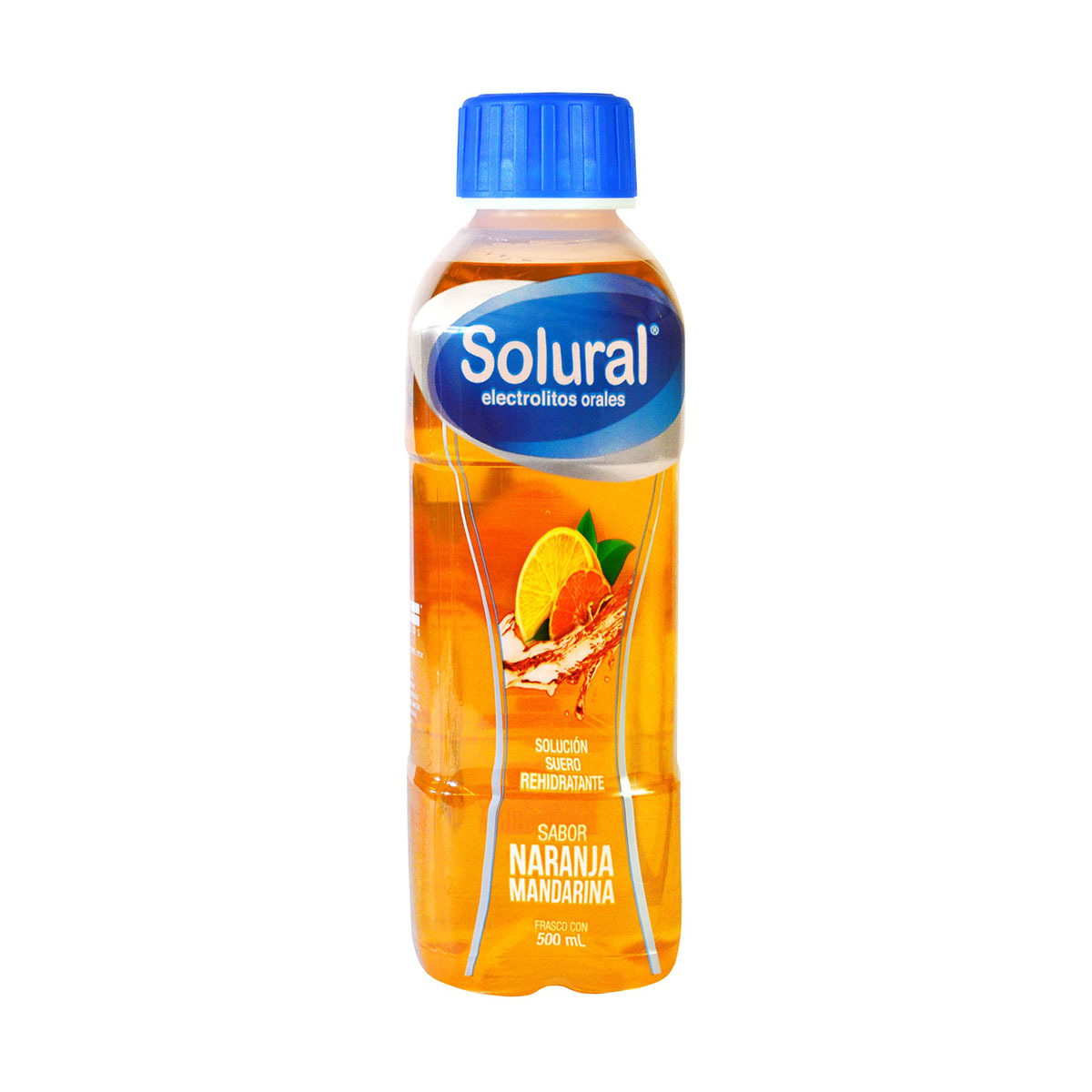 SOLURAL Suero Rehidratante SABOR NARANJA-MANDARINA 500 ML.