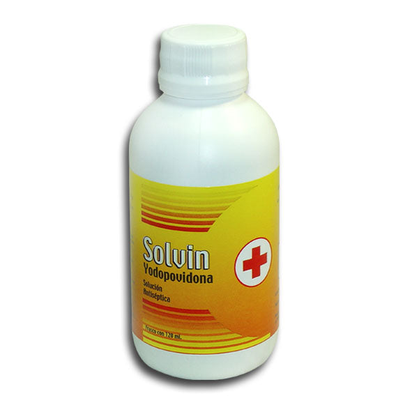 SOLVIN Solución Antiséptica Fco. 120 ML. 10 G/100 ML.
