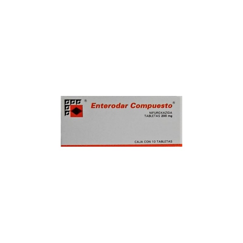 ENTERODAR Compuesto c/10 TABS. 200 MG.