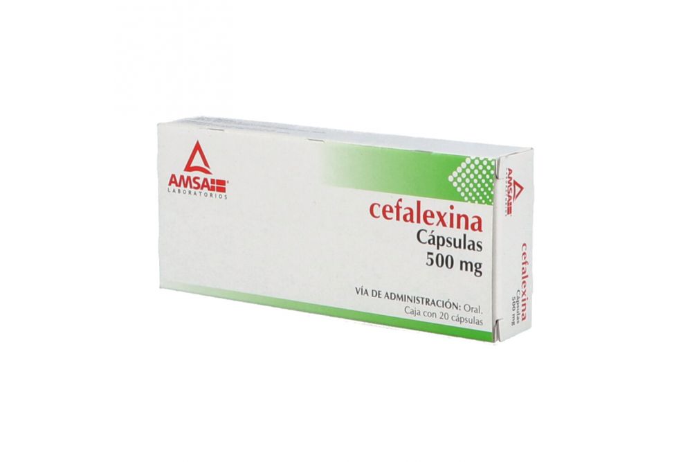 CEFALEXINA (Amsa) c/20 CAPS. 500 MG.