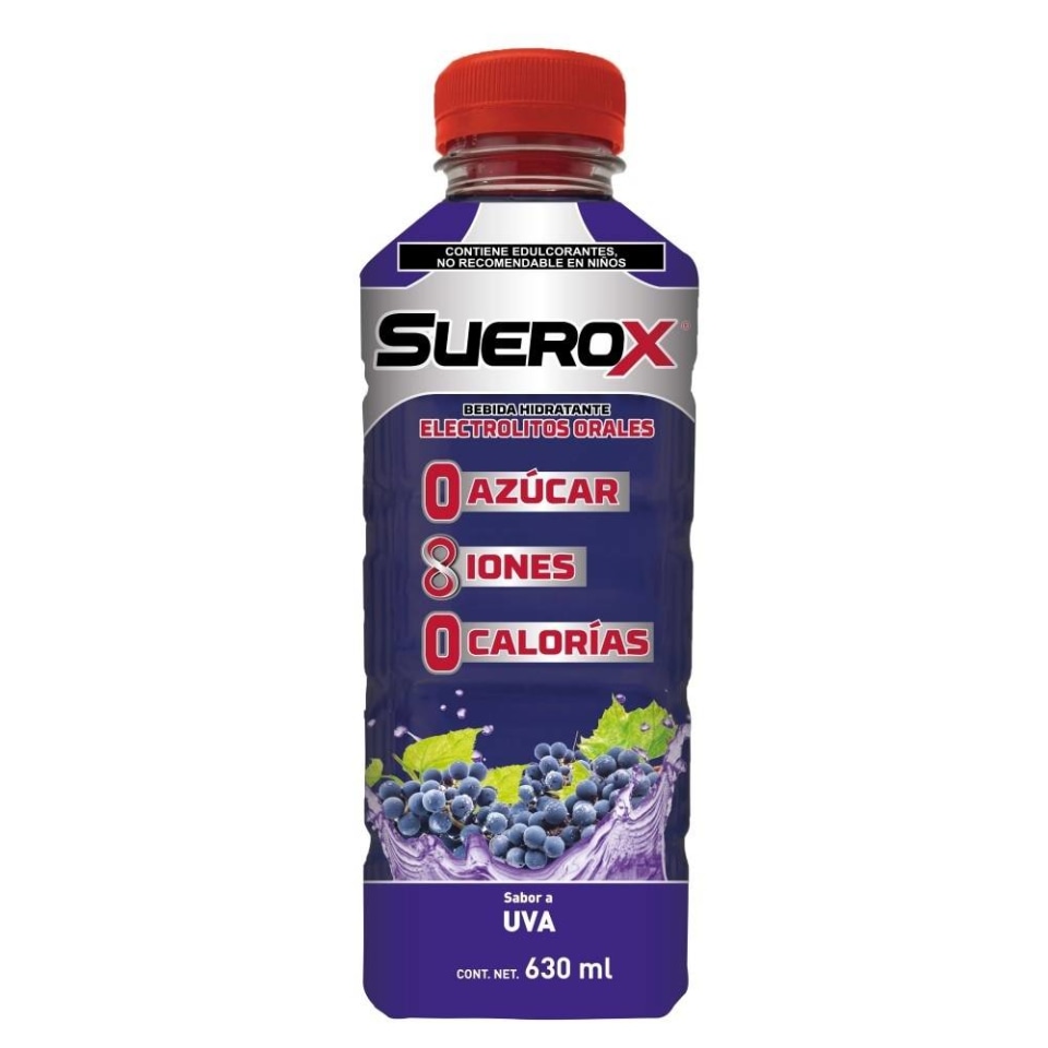 SUEROX 8 IONES Bebida Hidratante SOL. SAB. UVA 630 ML.