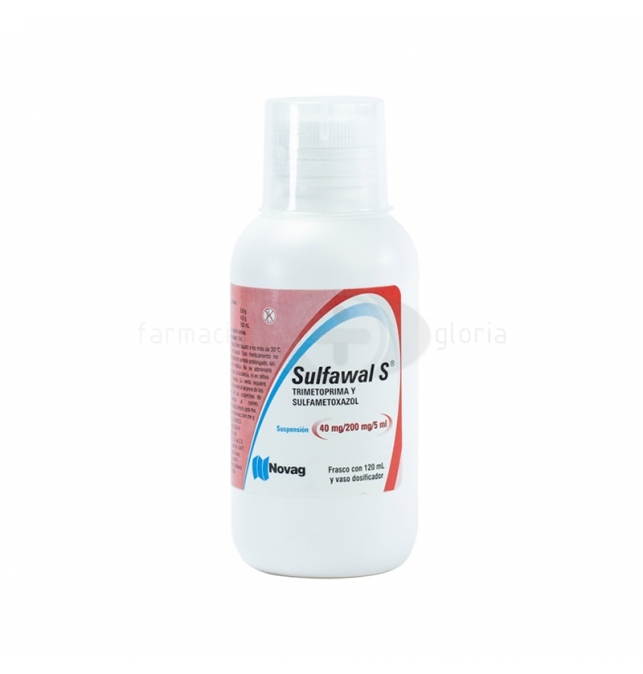 SULFAWAL-S SUSP. Fco. 120 ML. 40-200 MG/5 ML.