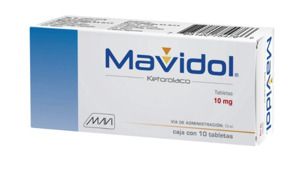 MAVIDOL c/10 TABS. 10 MG.