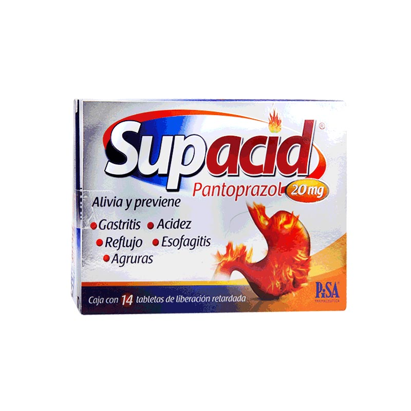 SUPACID c/14 TABS. L.R. 20 MG.