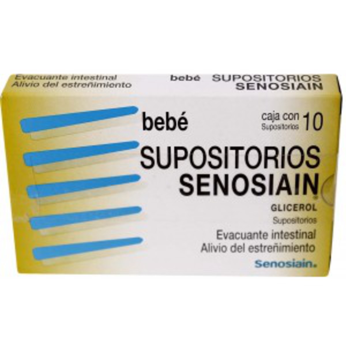SUPOSITORIOS SENOSIAIN BEBE C/10 SUPS. 1.478 G.
