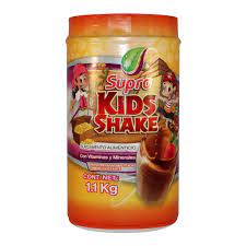 KIDS SHAKE (Supra) Polvo Sabor Chocolate BOTE c/1.1 KG.