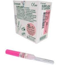 SURFLASH CATÉTER IV Radiopaco 20Gx1-1/4"(32mm) Rosa c/1 Pza.