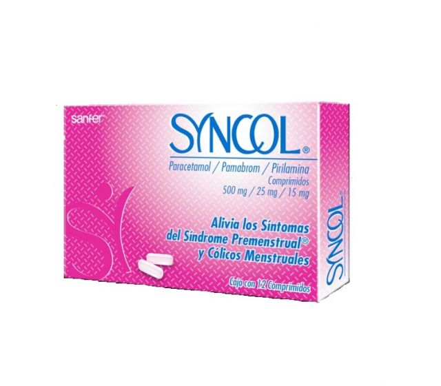 SYNCOL c/12 COMPS. 500/25/15 MG.