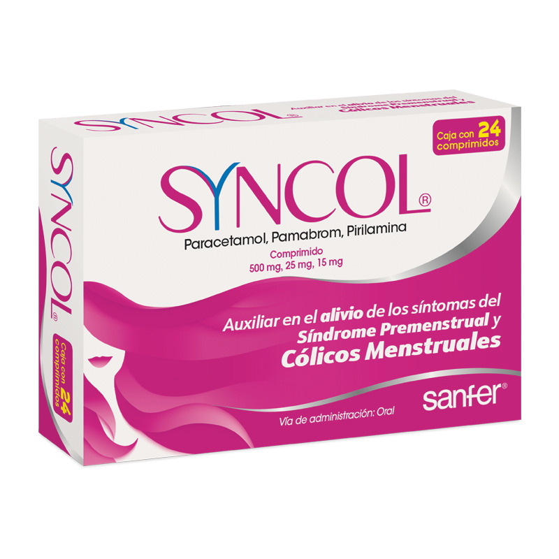 SYNCOL c/24 COMPS. 500/25/15 MG.