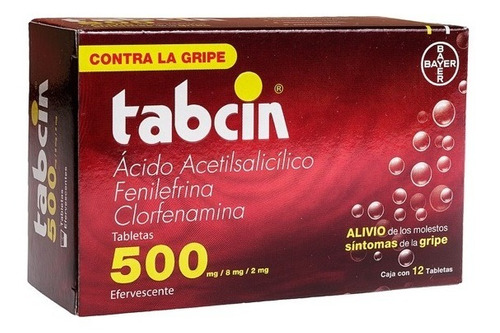 TABCIN 500 c/12 TABS. Efervescentes 500/8/2 MG.
