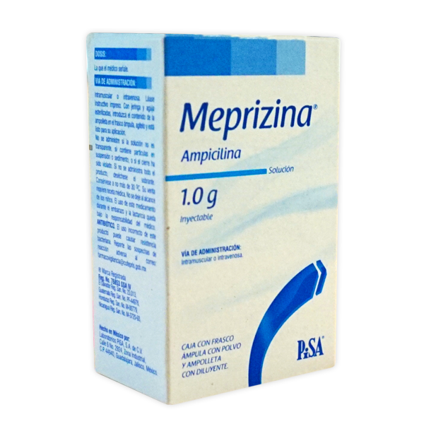 MEPRIZINA Sol. Iny. c/1 FCO. AMP. 1.0 G/2 ML.