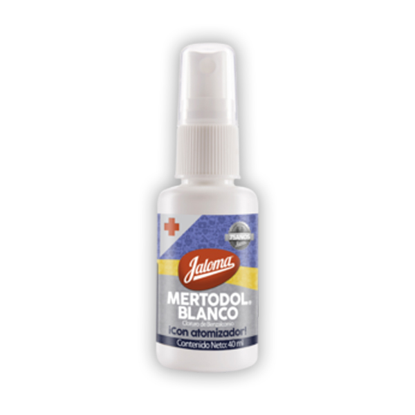 MERTODOL BLANCO SOL. c/Atomizador Fco. 40 ML.