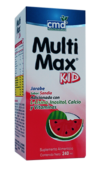 MULTIMAX KID JARABE Sabor Sandia Fco. 240 ML.