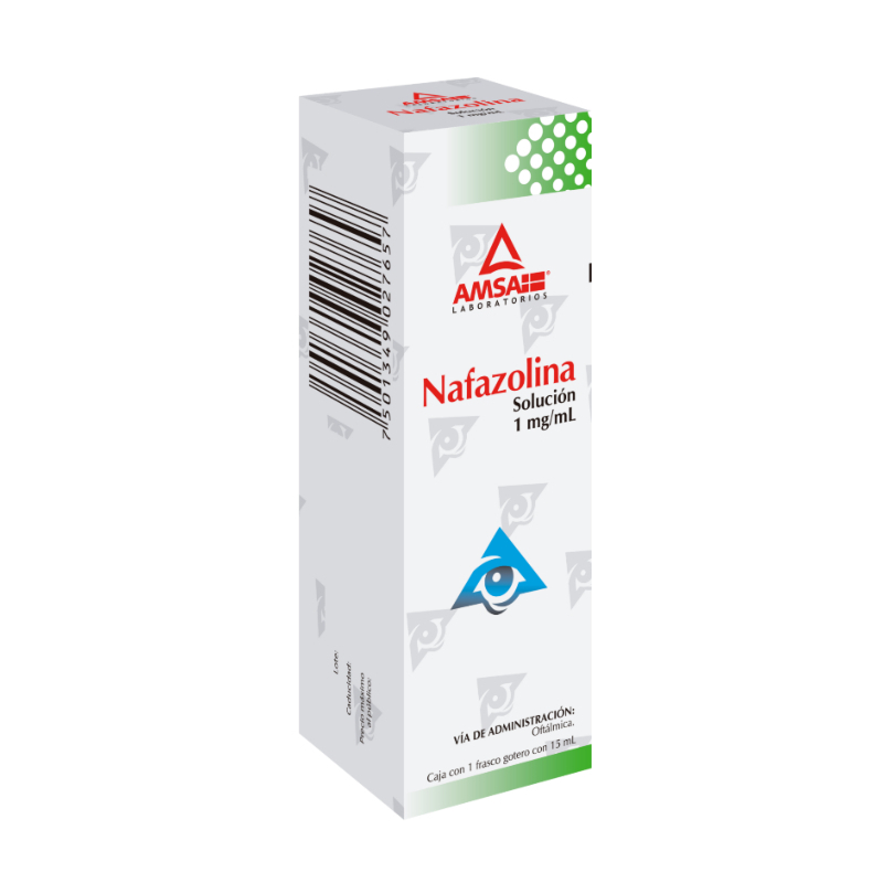NAFAZOLINA (Amsa) SOL. OFTÁLMICA Fco. Gotero 15 ML. 1 MG/1 ML.