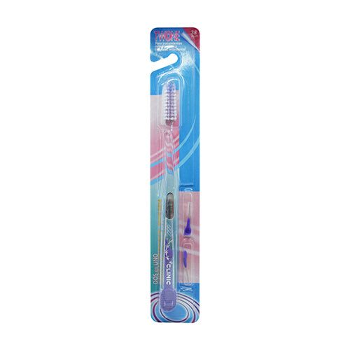 CEPILLO DENTAL ORTODÓNTICO (Clinic) TWONE 38 PLUS Blister c/1 Pza. 