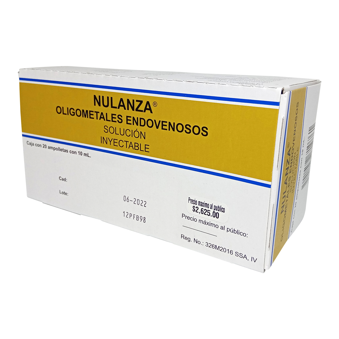 NULANZA Sol. Iny. c/1 AMPTA. 10 ML.