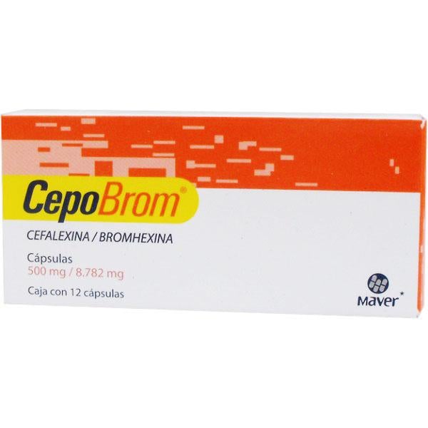 CEPOBROM c/12 CAPS. 500/8.782 MG.