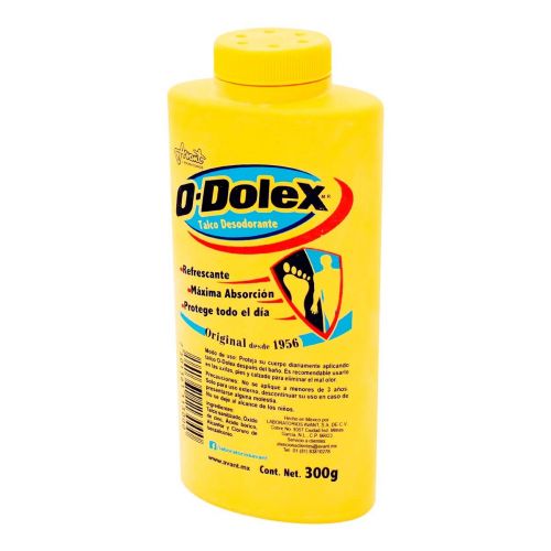 O-DOLEX ORIGINAL Talco Desodorante 300 G.               