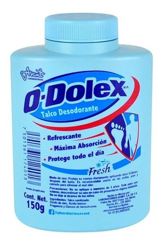 O-DOLEX FRESH Talco Desodorante 150 G.