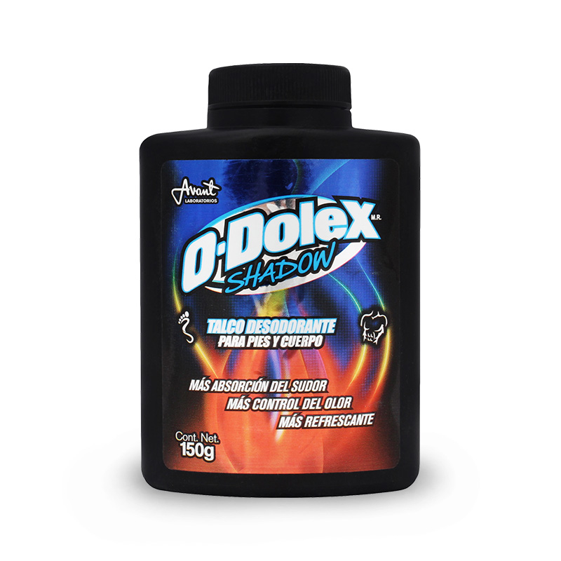 O-DOLEX SHADOW Talco Desodorante 150 G.