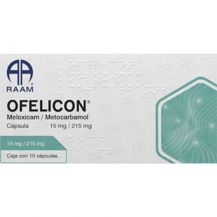 OFELICON c/10 CAPS. 15/215 MG.