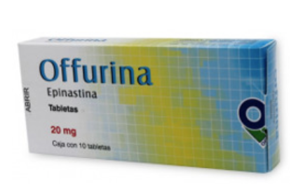 OFFURINA c/10 TABS. 20 MG.