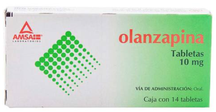 OLANZAPINA (Amsa) c/14 TABS. 10 MG.
