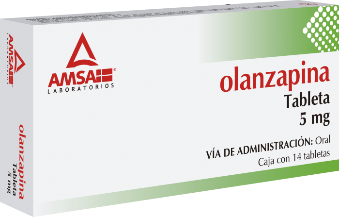 OLANZAPINA (Amsa) c/14 TABS. 5 MG.