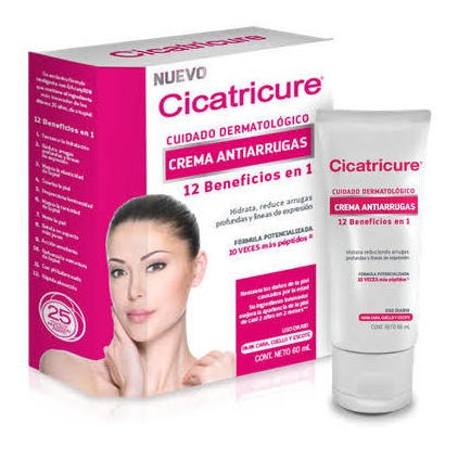 CICATRICURE CREMA ANTIARRUGAS 12en1 Tubo c/60 G.