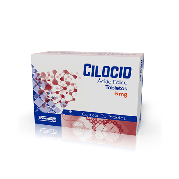CILOCID C/20 TABLETAS 5 MG. (Ácido Fólico )